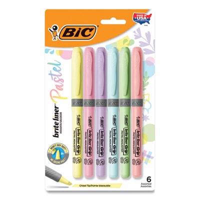 BIC® Brite Liner® Grip Pocket Highlighter
