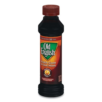Furniture Scratch Cover, For Dark Woods, 8 oz Bottle, 6/Carton
