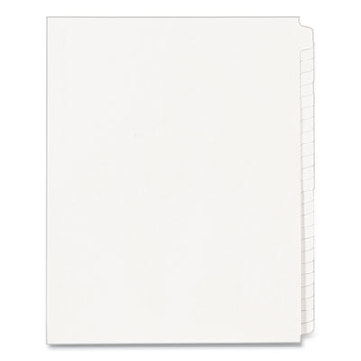 Avery® Blank Tab Legal Exhibit Index Dividers with White Tabs