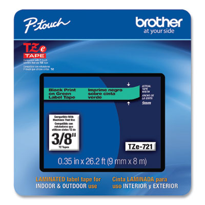 Brother P-Touch® TZe Laminated Removable Label Tapes