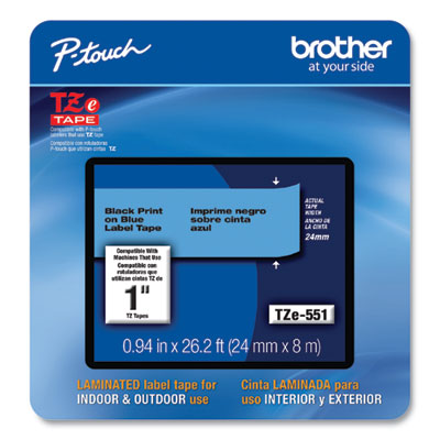 Brother P-Touch® TZe Laminated Removable Label Tapes