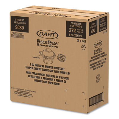 CONTAINER,8OZ SFESEAL,CLR