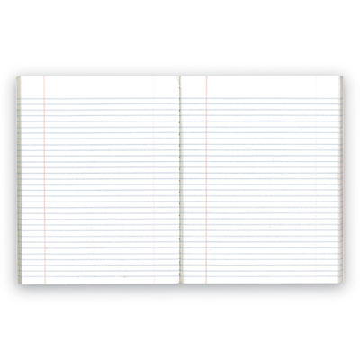 Composition Book, Medium/College Rule, Black Marble Cover, (80) 10 x 7.88 Sheets