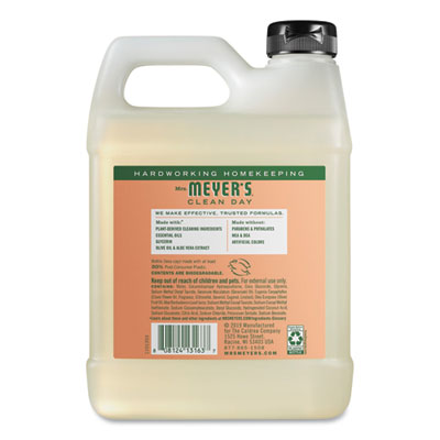 Clean Day Liquid Hand Soap Refill, Geranium Scent, 33 oz, 6/Carton