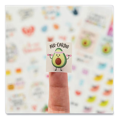 Planner Sticker Variety Pack, Budget, Fitness, Motivational, Seasonal, Work, Assorted Colors, 1,744/pack