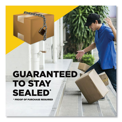 Box Lock Shipping Packaging Tape With Refillable Dispenser, 3