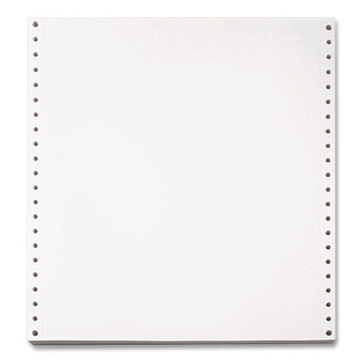Blank Continuous Paper, 1-Part, 20 lb Bond Weight, 9.5 x 5.5, White, 5,400/Carton WLL955027