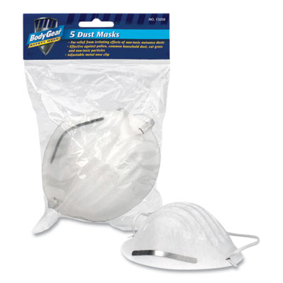BodyGear Dust Mask, 5/Pack FAO13259
