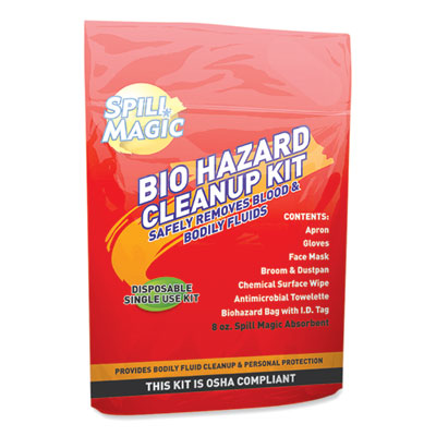 Biohazard Spill CleanUp, 0.75 x 6 x 9 FAOSMBIOHAZARD
