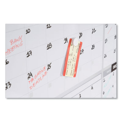 Magnetic Dry Erase Calendar Board, 12-Month Planning/Scheduling, 48