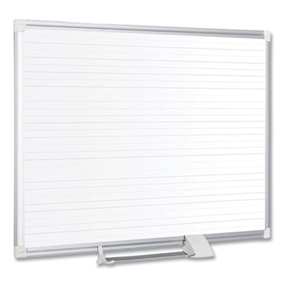 Ruled Magnetic Steel Dry Erase Planning Board, 48