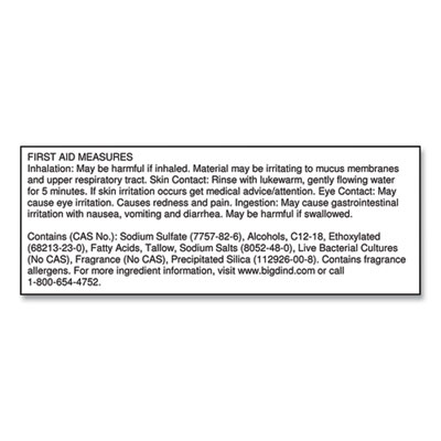 Big D Industries Extra Duty Urinal Screen With Non-Para Block, Evergreen With Enzymes Scent, White, Dozen (BGD660) BGD660