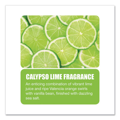 Diamond 3D Urinal Screen, Calypso Lime Scent, Green, 10/Pack, 6 Packs/Carton