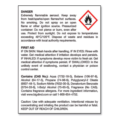 Aerosol Room Deodorant, Sunburst Scent, 15 oz Can, 12/Carton