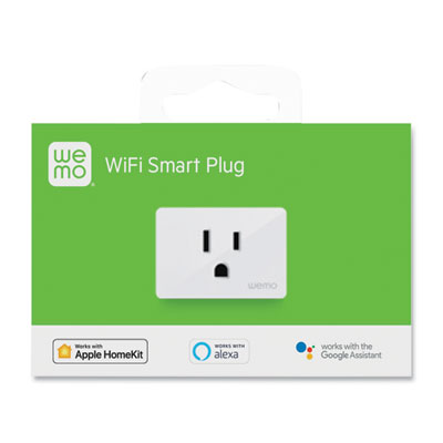 WiFi Smart Plug, 2.05 x 1.34 x 1.81 BLKWSP080