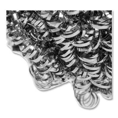 Stainless Steel Sponge, Polybagged, 1.75 oz, Gray, 12/Pack, 6 Packs/Carton