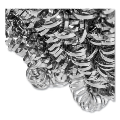 Stainless Steel Sponge, Polybagged, 1.50 oz, Gray, 12/Pack, 12/Packs/Carton