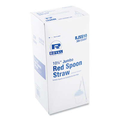 Jumbo Spoon Straw, 10.25