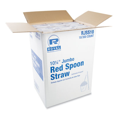 Jumbo Spoon Straw, 10.25