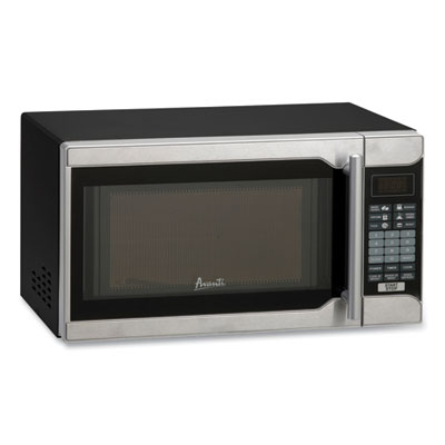 0.7 Cu.ft Capacity Microwave Oven, 700 Watts, Stainless Steel and Black AVAMO7103SST