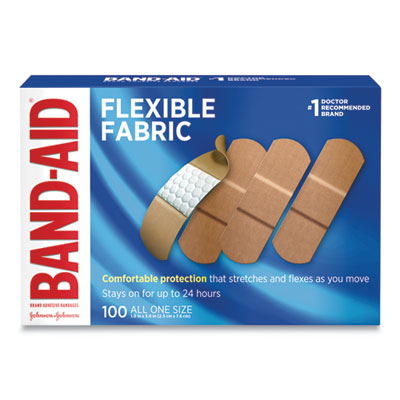 BAND-AID® Flexible Fabric Adhesive Bandages