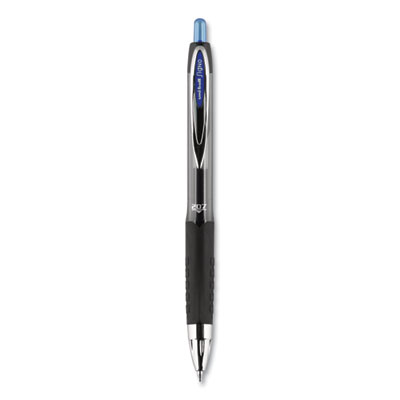 Pack of 6 Blue Ink 0.7mm Medium Point Uni-Ball Signo 207 Gel Pen Refills 