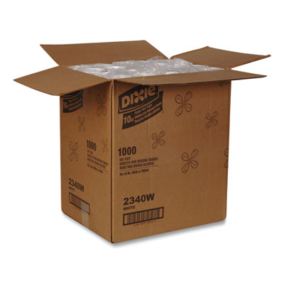 Paper Hot Cups, 10 oz, White, 50/Sleeve, 20 Sleeves/Carton