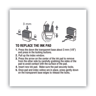 Replacement Ink Pad for 2000PLUS 1SI50P, 2.81