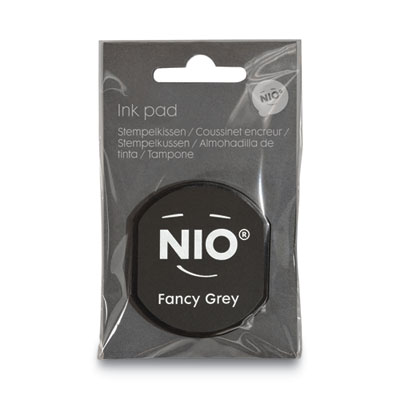 NIO Ink Pad for NIO Stamp with Voucher, 2.75" x 2.75", Fancy Gray (COS071519) COS071519