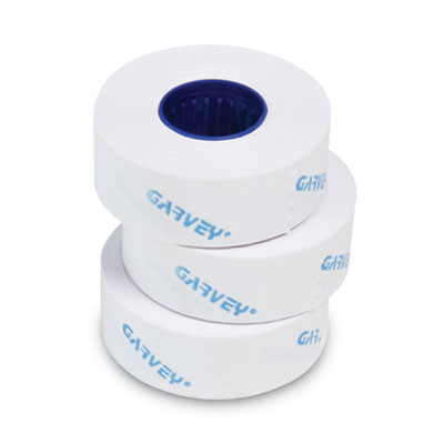 Garvey One-Line Pricemarker Labels Bulk Pack, 0.44 x 0.81, White, 1,200/Roll, 16 Rolls/Box (COS090947) COS090947
