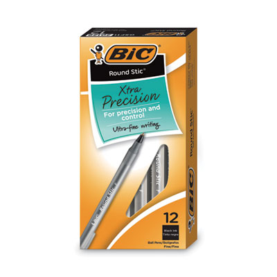 BIC® Round Stic™ Xtra Precision & Xtra Life Ballpoint Pens