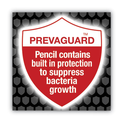 PrevaGuard Media Clic Mechanical Pencils, 0.7 mm, HB (#2), Black Lead, 2 Black Barrel/2 Blue Barrel, 4/Pack