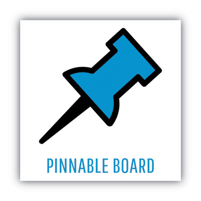 Slim-Line Enclosed Fabric Bulletin Board with One Door, 28