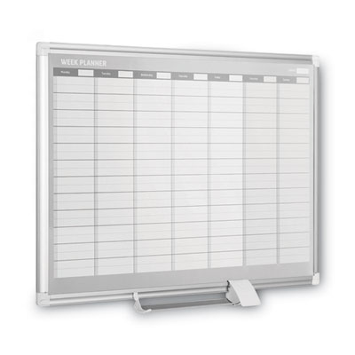 Magnetic Dry Erase Calendar Board, Weekly Planning/Scheduling, 36