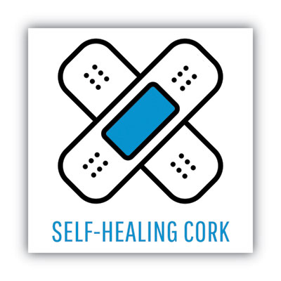 Slim-Line Enclosed Cork Bulletin Board with One Door, 47