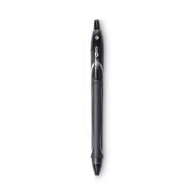 Gel-ocity Quick Dry Gel Pen, Retractable, Medium 0.7 mm, Black Ink, Black Barrel, Dozen