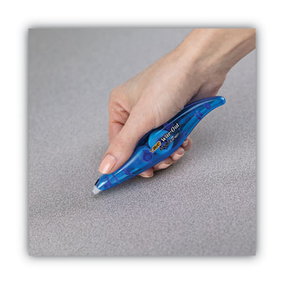 Wite-Out Brand Exact Liner Correction Tape, Non-Refillable, Blue/Orange Applicators, 0.2