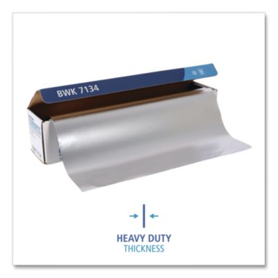 Heavy-Duty Aluminum Foil Roll, 87 Gauge, 18