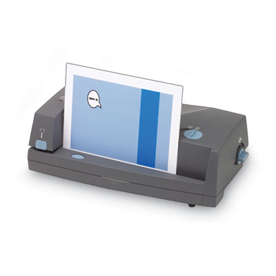 24-Sheet 3230ST Electric Two- to Three-Hole Adjustable Punch/Stapler, 9/32