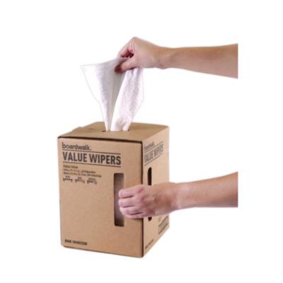 DRC Wipers, Centerpull, 10 x 11.5, White, 200/Carton