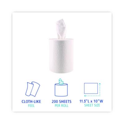 DRC Wipers, Centerpull, 10 x 11.5, White, 200/Carton