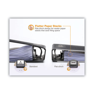 Auto 180 Xtreme Duty Automatic Stapler, 180-Sheet Capacity, Silver/Black