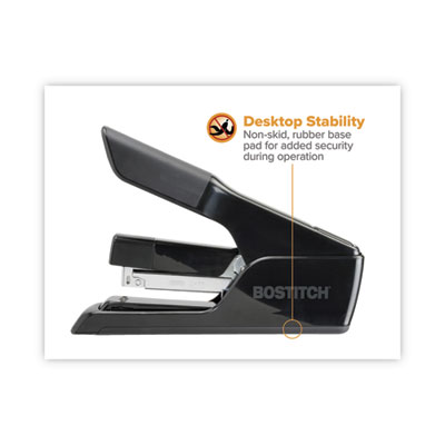 EZ Squeeze 75 Stapler, 75-Sheet Capacity, Black