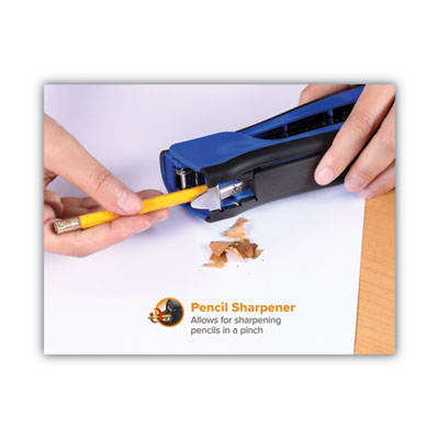 Dynamo Stapler, 20-Sheet Capacity, Blue
