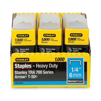 SharpShooter Heavy-Duty Tacker Staples, 0.25