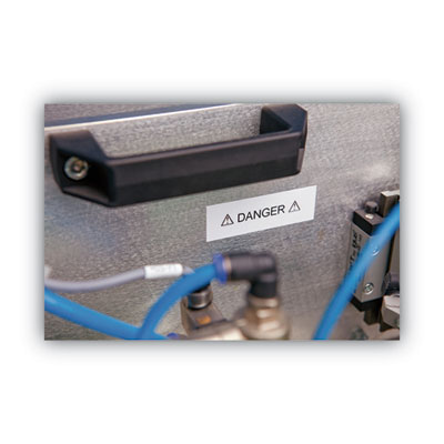 Rhino Permanent Poly Industrial Label Tape, 0.5