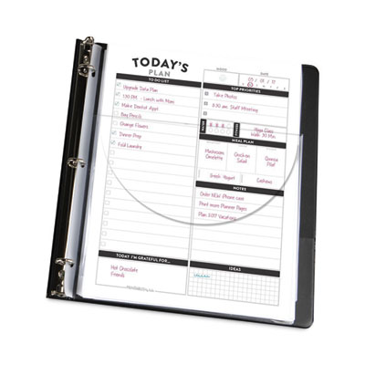 Super Capacity Sheet Protectors with Tuck-In Flap, Super Heavy-Duty, Side: 3-Hole Punched, 8.5 x 11 Insert, Clear, 10/Pack