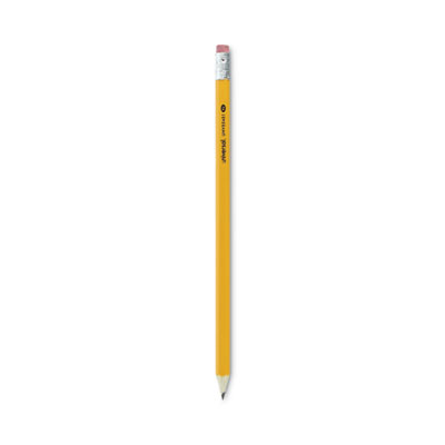 #2 Pre-Sharpened Woodcase Pencil, HB (#2), Black Lead, Yellow Barrel, 24/Pack UNV55401