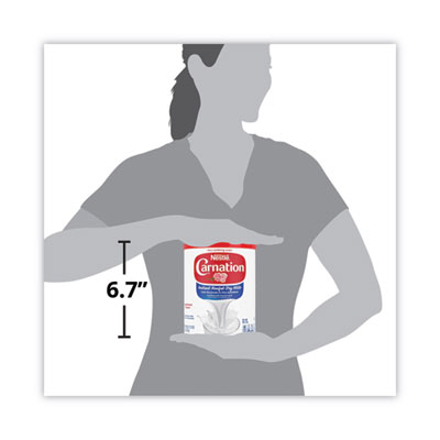 Instant Nonfat Dry Milk, Unsweetened, 22.75 oz Canister, 4/Carton