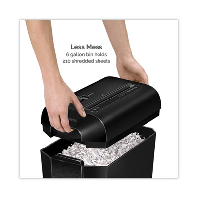 Powershred LX65 Cross-Cut Shredder, 10 Manual Sheet Capacity